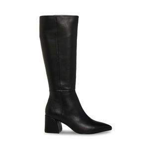 Steve Madden Montana Black Leather Boots